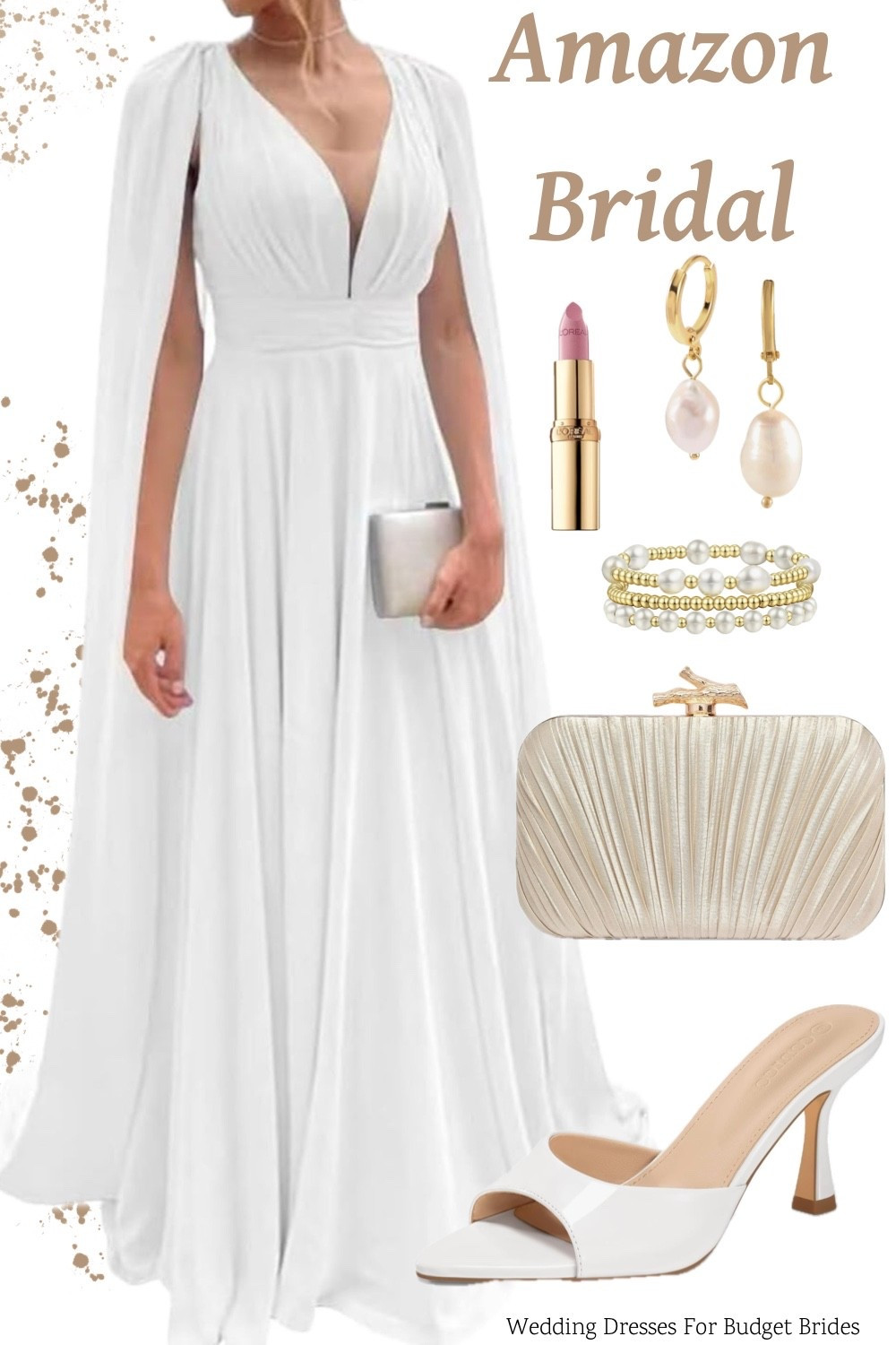 Wedding day outfit for the bride to be. All on Amazon. 

Elopement outfit, courthouse outfit, destination wedding dress, beach wedding, affordable wedding dress, cheap bridal dresses.

#LTKWedding #LTKSeasonal