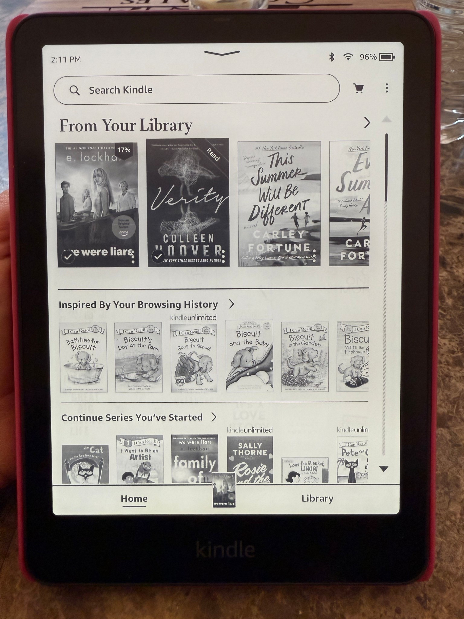 I’m obsessed with my kindle! I love that I can have all my books with me! Amazon has a huge sale on mine and the Kids Kindle! There are so many free books available, or you can get them through Libby 😉 

#LTKGiftGuide #LTKCyberWeek #LTKmomlife
