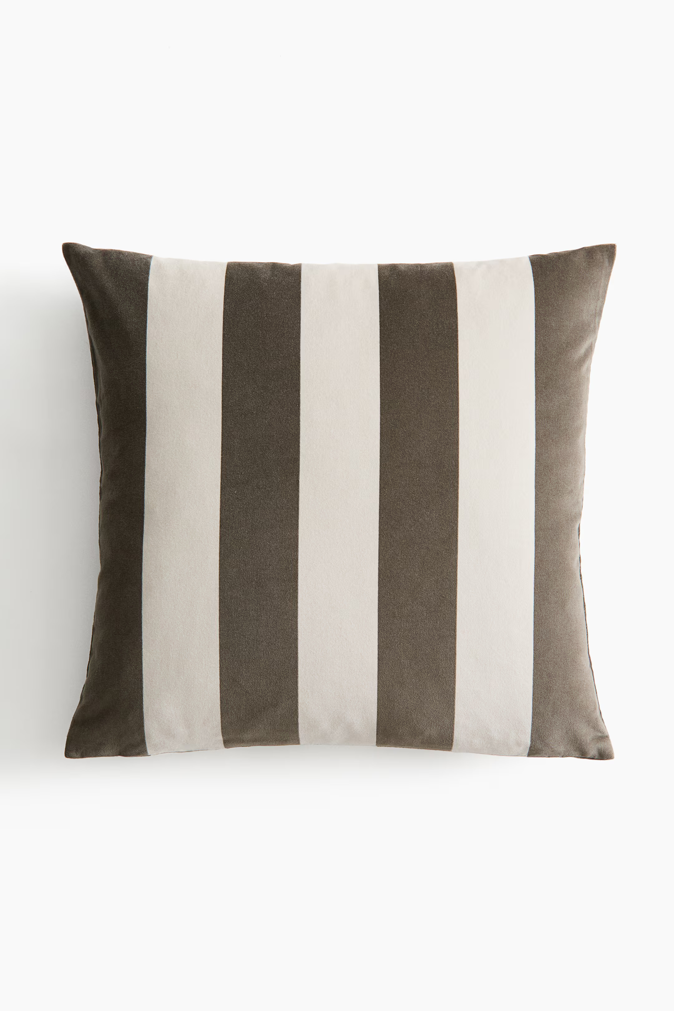 Striped Velvet Cushion Cover | H&M (US + CA)