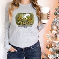 Frog & Toad Longsleeve Tshirt, Print Shirt, Quotes, Cute Tee, Retro Frog, Booklover Tees, Christmas Gifts | Etsy (US)