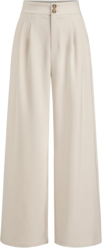 CIDER Wide Leg Trousers for Women High Waist Stylish Pants Elegant | Amazon (US)