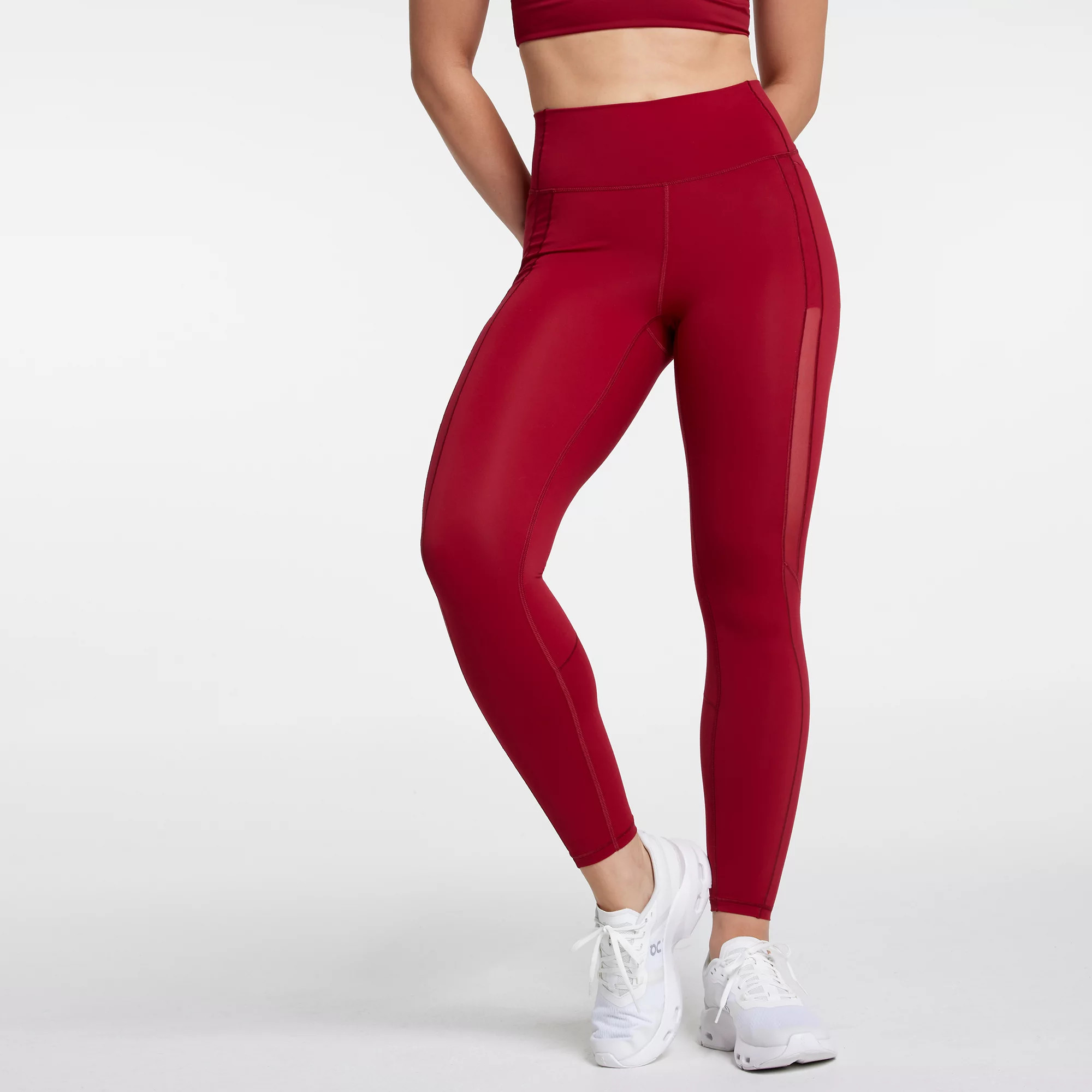CALIA Women's Inspire Mesh Leggings, XS, Opulent Red | DICK'S Sporting Goods