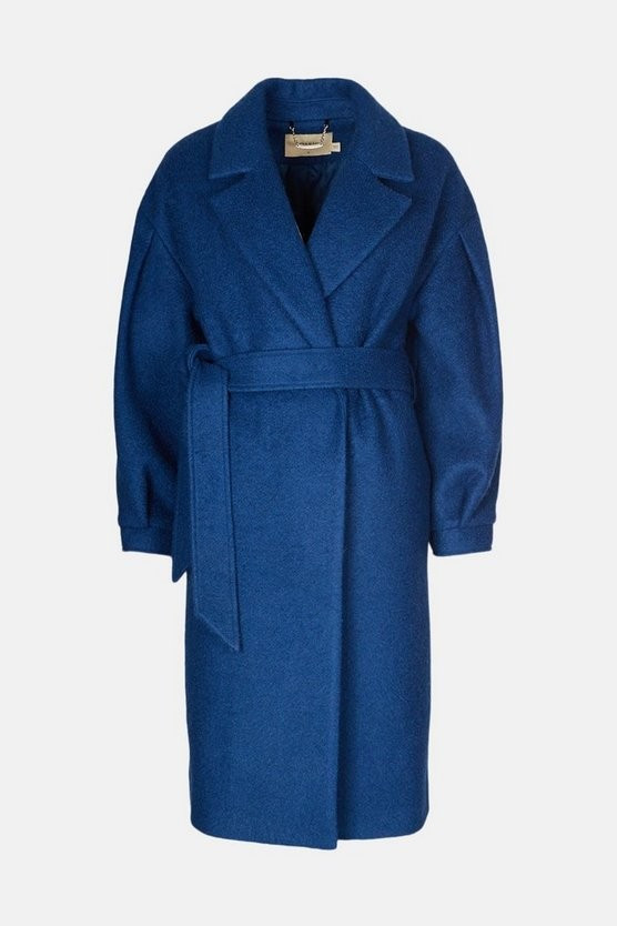 Rachel Stevens Wool Mix Balloon Sleeve Coat | Oasis UK & IE 