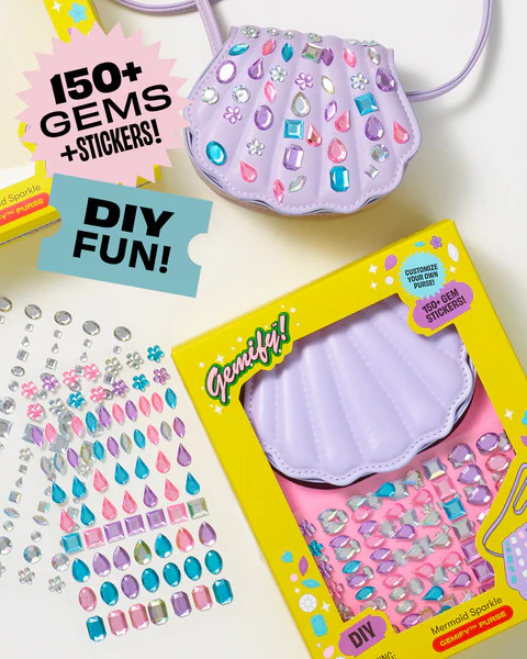 Mermaid Sparkle Gemify\u2122 Purse | Super Smalls