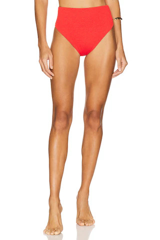 Vix Swimwear Bela Hot Pants Full in Firenze Ruby & Eyelet from Revolve.com | Revolve Clothing (Global)