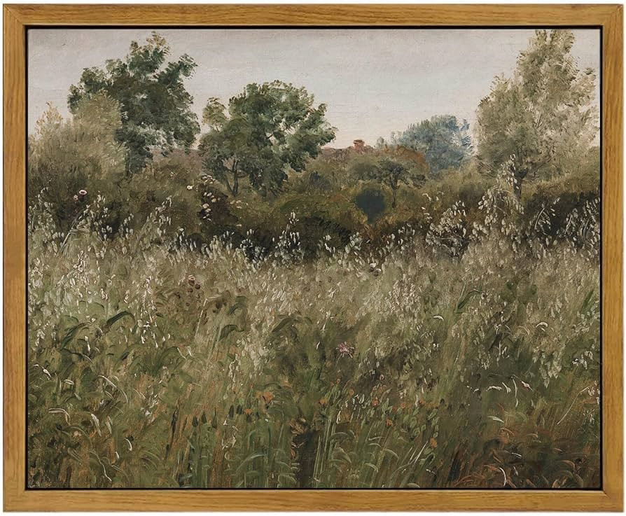 WITCOLOR Framed Canvas Wall Art, 8×10in Vintage Wall Art Decor for Living Room Nature Landscape ... | Amazon (US)