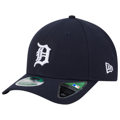 New Era Mens Detroit Tigers New Era Tigers Player Replica 9FORTY Cap - Mens Navy/White Size One Size | Champs Sports