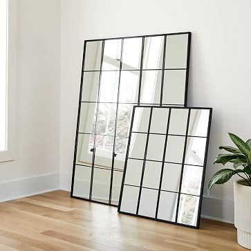 Raven Metal Frame Window Wall Mirror | West Elm (US)
