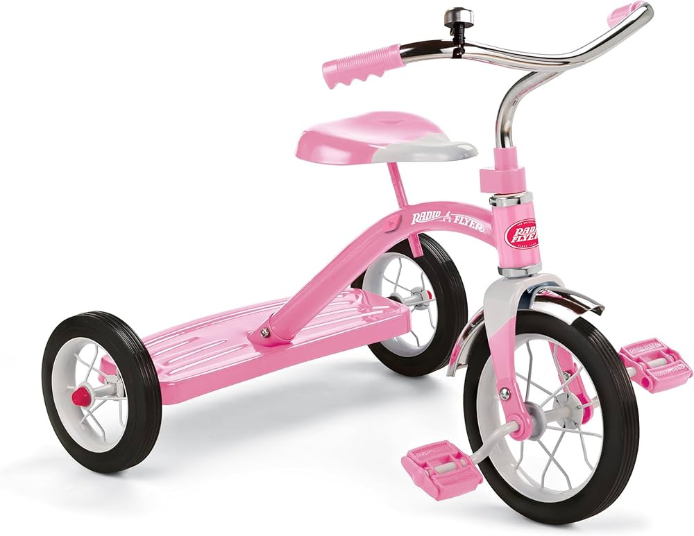 Radio Flyer Classic Pink 10" Tricycle | Amazon (US)