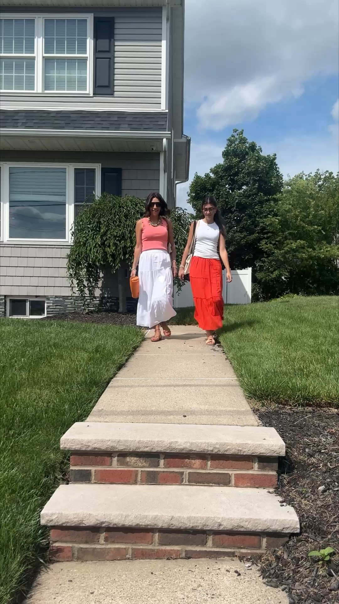 Mom and daughter outfits 
Midi skirt outfit 
Spring outfit

#LTKdayinmylife #LTKmomlife #LTKOver40