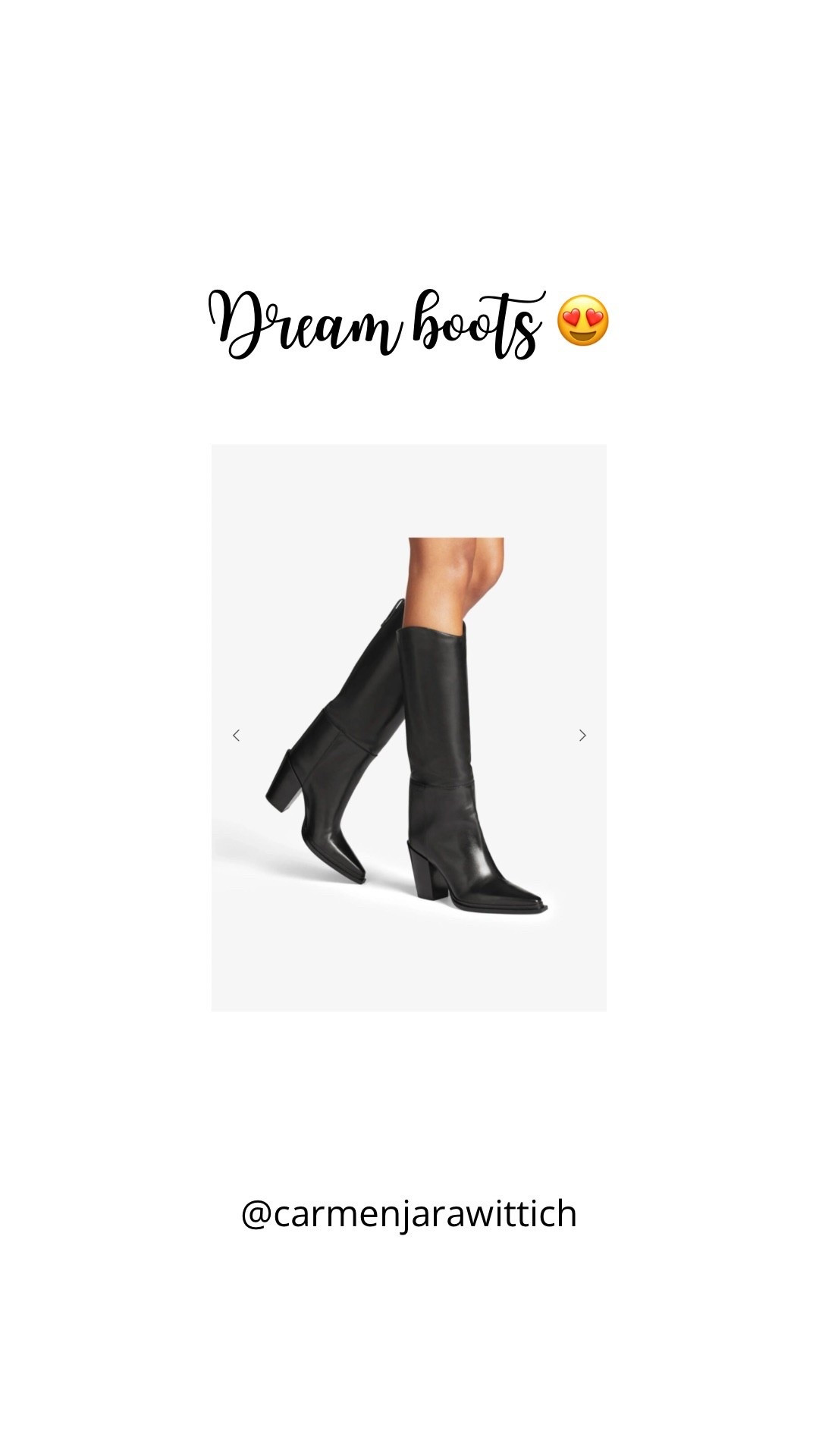 Love these boots 😍 They are so perfect, for every outfit. 

#boots #stiefel #cowboyboots #westernstiefel #ltkwinter #carmenjarawittich

#LTKshoes #LTKeurope #LTKdeutschland