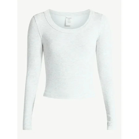 No Boundaries Scoop Neck Seamless Tee Women s | Walmart (US)