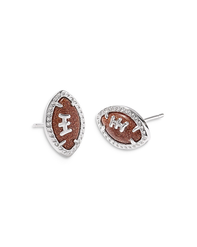 Kendra Scott Goldstone Football Stud Earrings | Bloomingdale's (US)