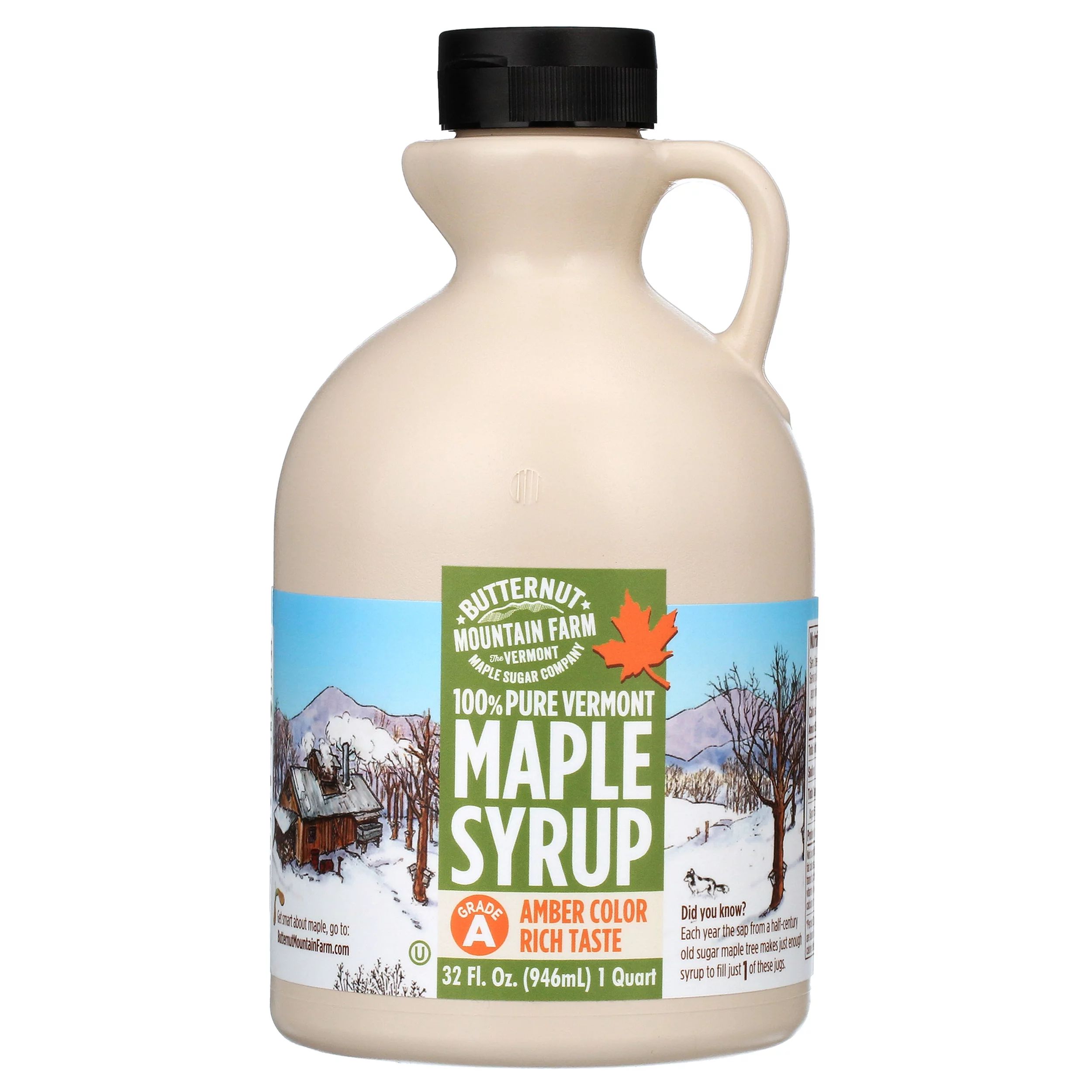 Butternut Mountain Farm 100% Pure Vermont Maple Syrup, 32 fl oz | Walmart (US)