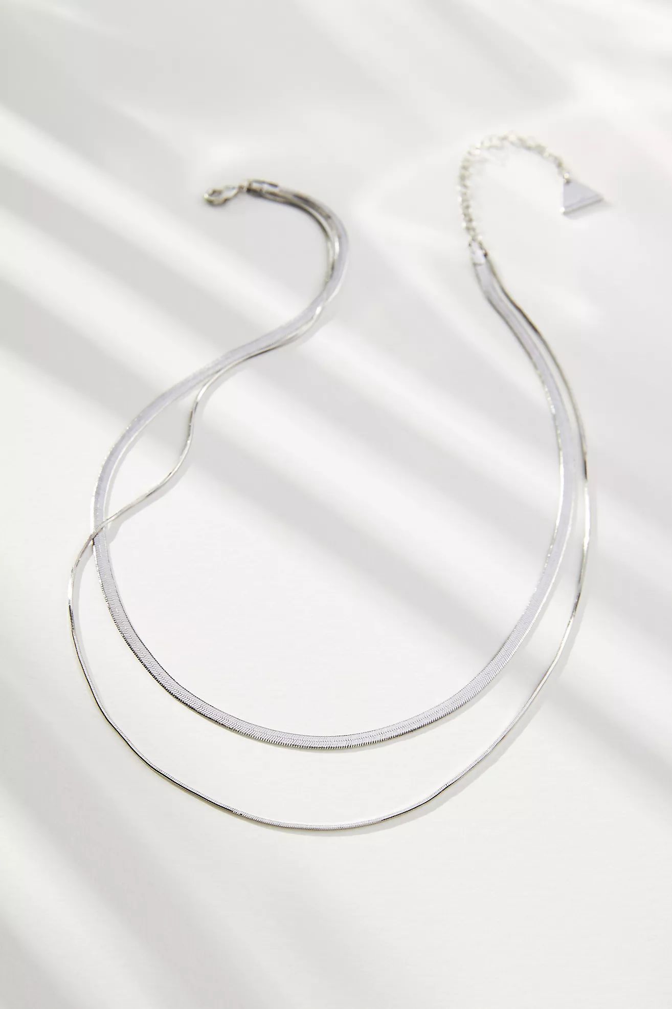 Double Layer Herringbone Necklace | Anthropologie (US)