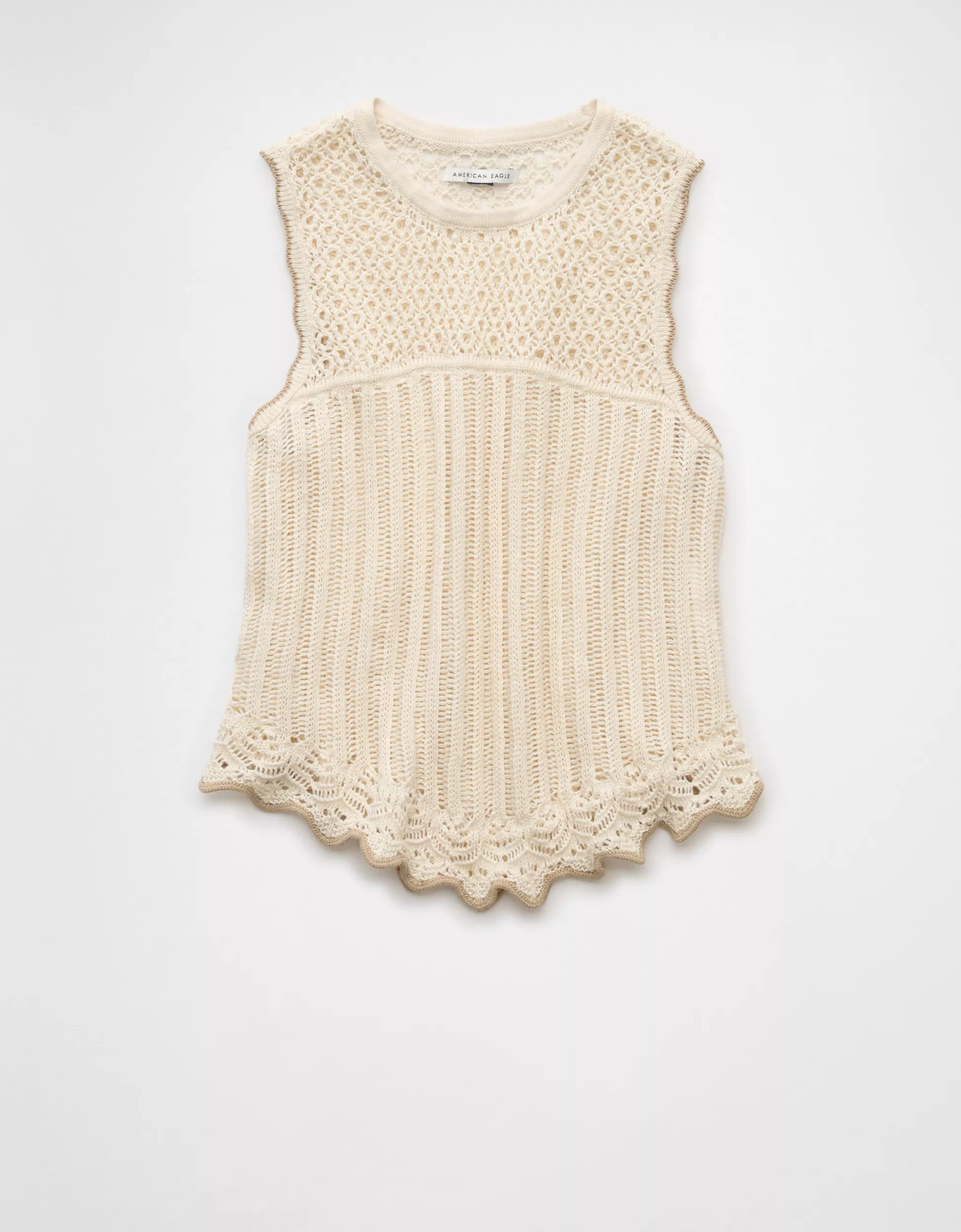 AE Mixed Stitch Sweater Tank Top | American Eagle Outfitters (US & CA)