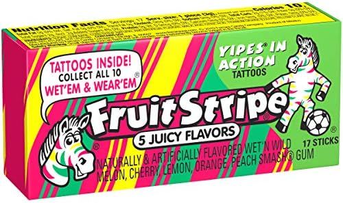 Fruit Stripe Gum, 1.8 Ounce Pack, Pack of 12 | Amazon (US)
