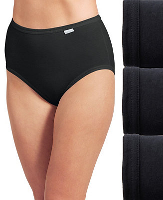Women's Elance Brief 3 Pack Underwear 1484, 1486 Extended Sizes | Macy's