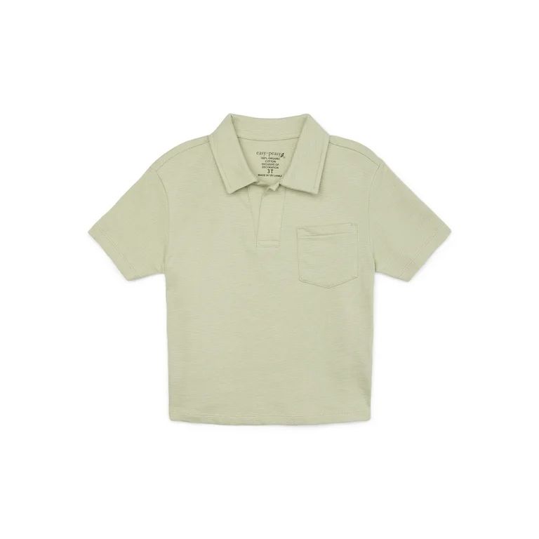 easy-peasy Toddler Boy Short Sleeve Jacquard Polo, Sizes 18M-5T | Walmart (US)