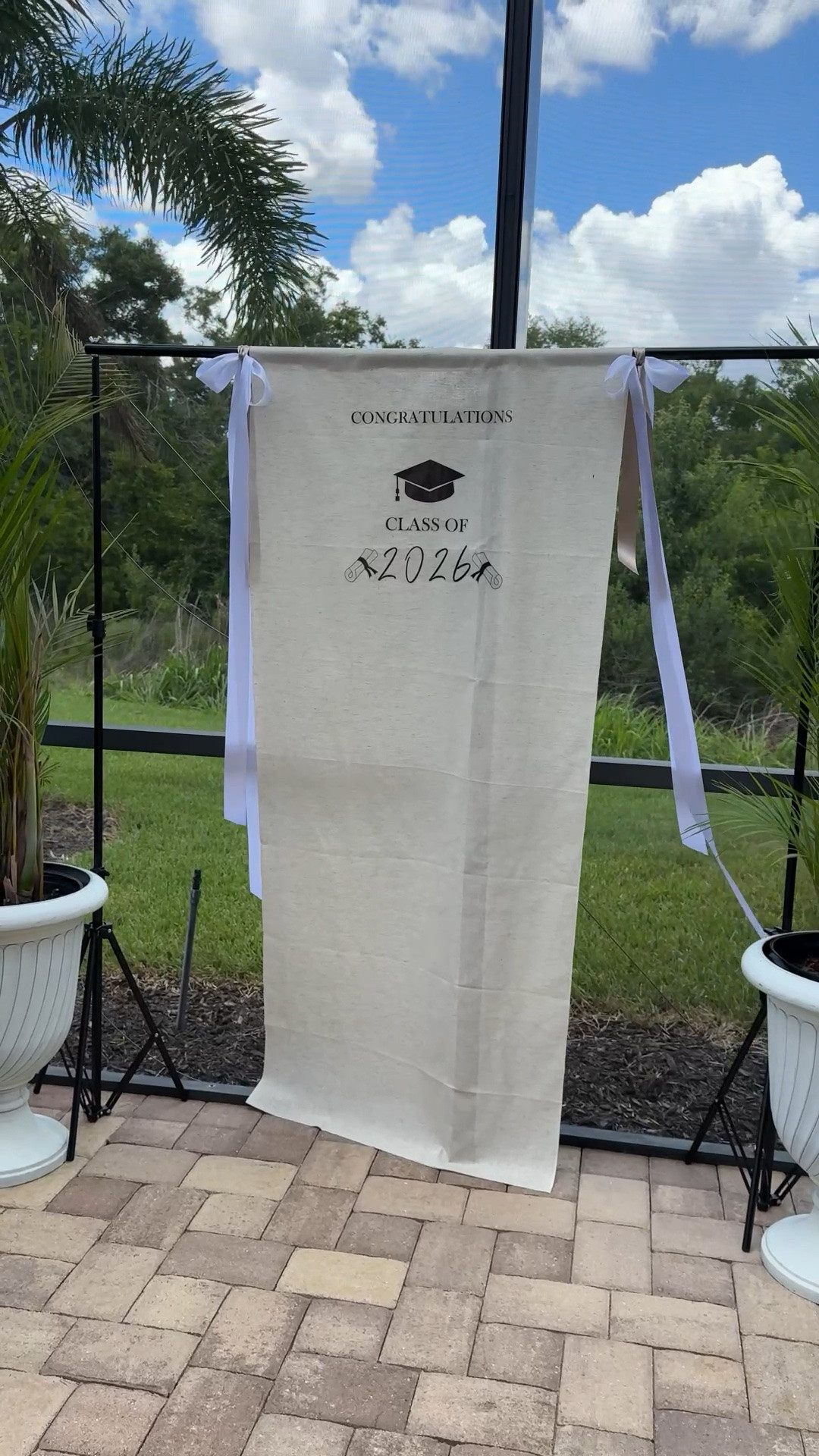 🎓DIY Graduation Party Sign! This sign was so easy to make. I simply added the stickers to some fabric I had at home and added bows to each side!! 

Hosting & Entertaining | Grad Party Decor | Graduation Welcome Sign | Amazon

#LTKmomlife #LTKSaleAlert #LTKHome