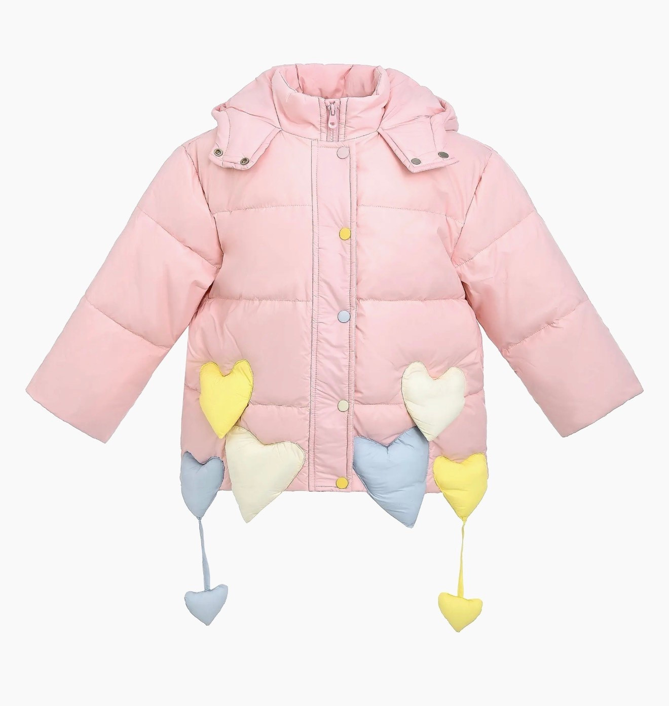 Mimi Tutu

Little Girl's Heart Charm Puffer Jacket

Bundle up in charm with this puffer jacket, designed to delight. Featuring a cozy hood and playful multicolored snap buttons, it’s the six dangling pastel heart charms that steal the show—adding a touch of magic to every twirl and tumble. Perfect for chilly days with a sprinkle of imagination

#LTKSeasonal #LTKBaby #LTKKids
