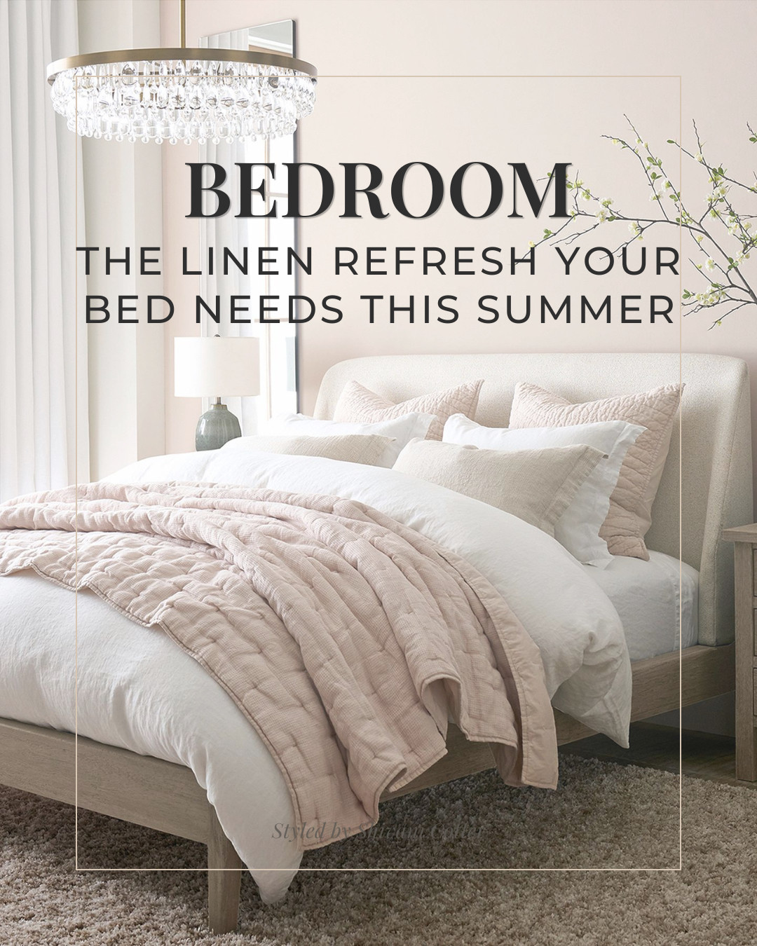 The Linen Bedroom Refresh

The easiest way to make your bedroom feel lighter, softer, and ready for summer is with fresh white bedding and soft rose linen layers.

🌸 This look is calm, airy, and effortless without feeling boring. 
🌸 The white linens keep the bed feeling crisp and clean, while the soft rose quilt and textured pillows add just enough warmth, color, and cozy detail.
🌸 Perfect for a summer bedroom refresh, guest room update, or anyone who loves a soft neutral bedroom with a feminine touch.

Everything is linked in my LTK. Save this for your next bedroom refresh 🤍

bedroom refresh | linen bedding | summer bedding | white bedding | rose bedding | soft neutral bedroom | bedroom decor | bedroom ideas | bedding ideas | summer bedroom decor | cozy bedroom | airy bedroom | bedroom styling 

 #ltkbedroom #LTKHome
