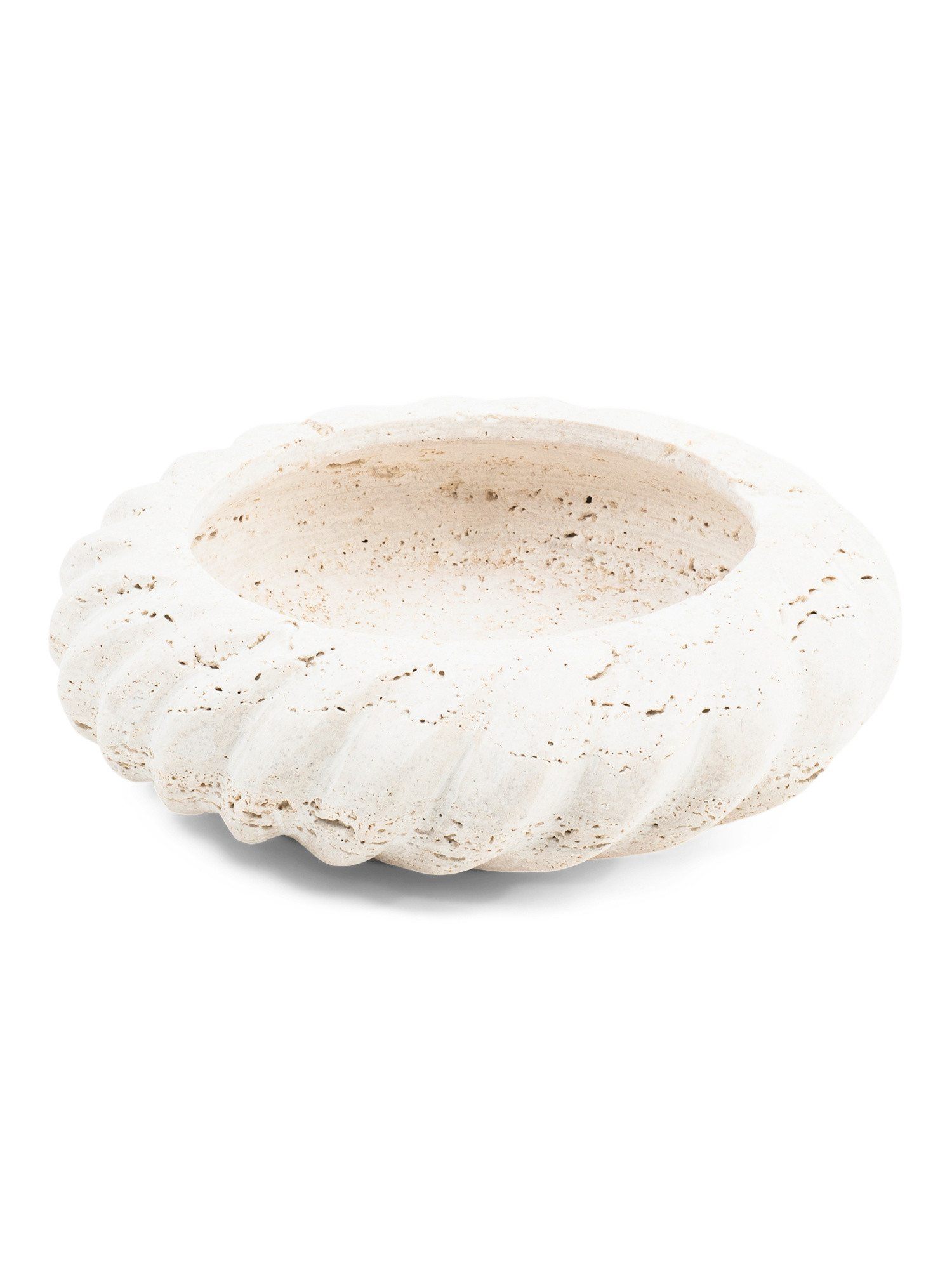 10in Travertine Stone Bowl | Marshalls