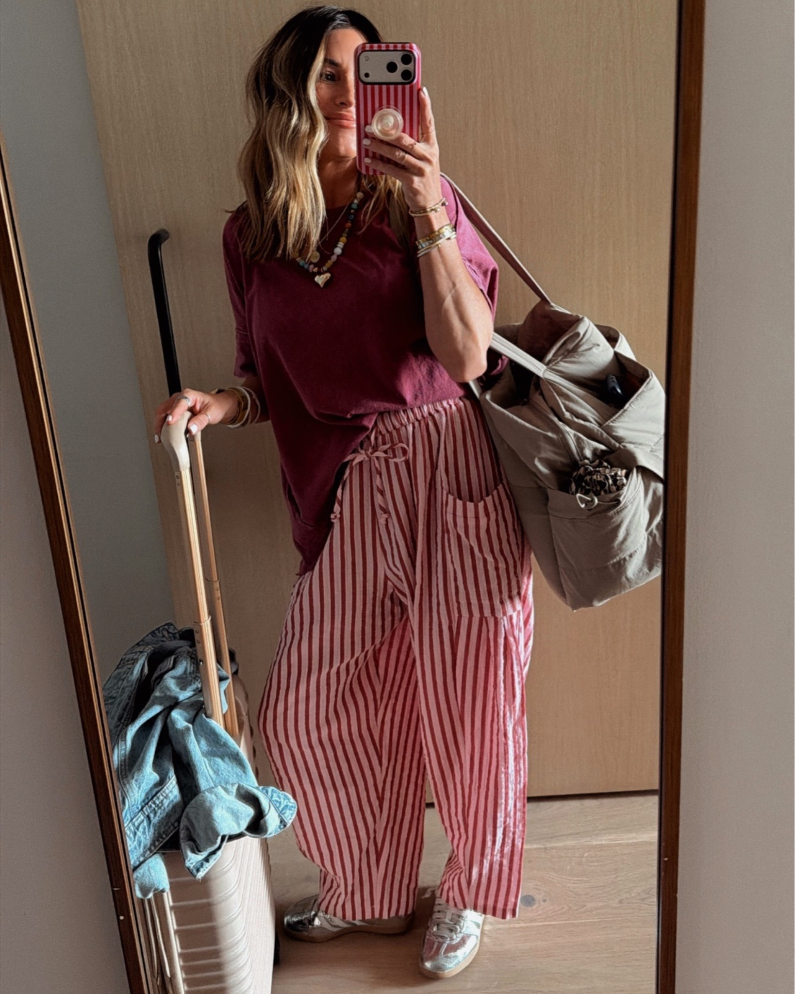 Cute and comfy travel outfit!

#LTKootd #LTKmomlife #LTKTravel
