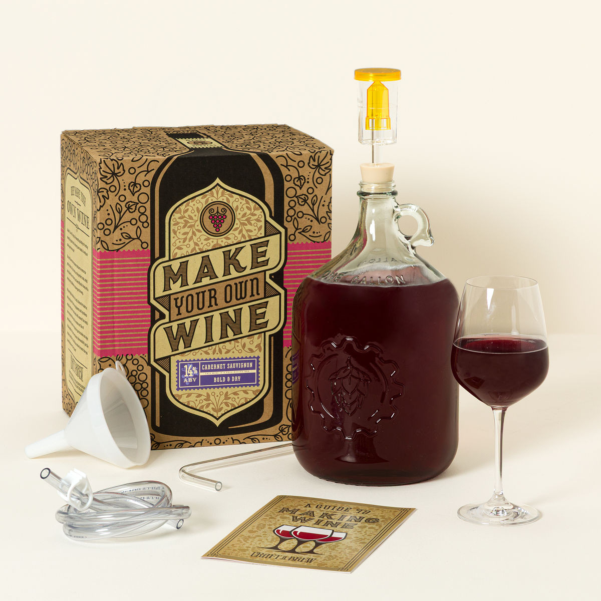 Cabernet Sauvignon Wine Making Kit | UncommonGoods