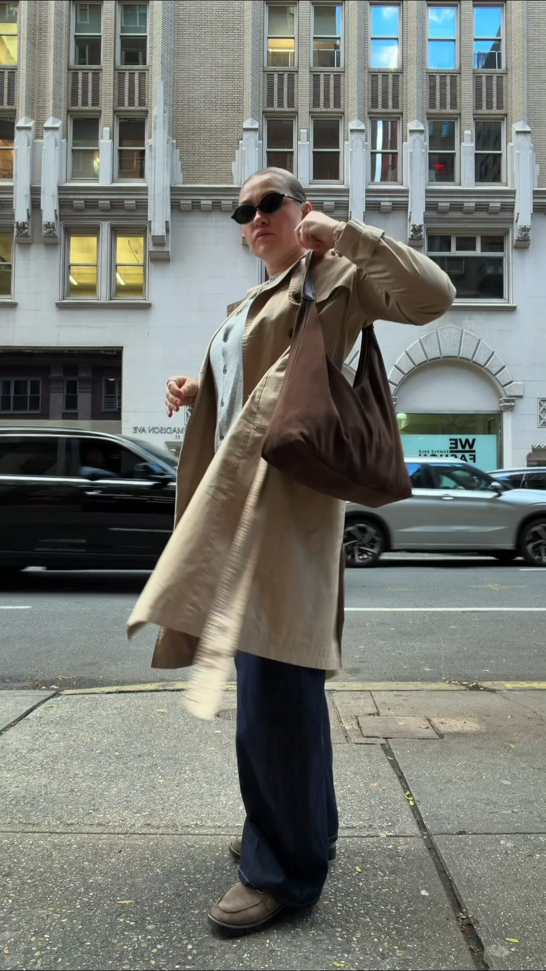 midsize outfit of the day with @aetrexworldwide ❄️

I’ve been wearing cardigans + barrel jeans + trench coat on repeat, comfy and polished but spruced up with accessories like cute sunnies, jewelry and these SUPER comfy Aetrex Collette loafers! I got them in Taupe so they go with everythingggg and they’re actually comfy enough to wear all day running around the NYC (hellooo arch support). 

I sized up from my usual 8 to an 8.5 for an extra comfy fit and haven’t touched my old loafers since😆

My go-to uniform as a midsize girlie! Let’s be kind to ourselves & our bodies in 2026!💕 follow along for more midsize outfit inspo!

#aetrex #myaetrex #bodypositivity #relatable #midsize #midsizestyle #midsizefashion #midsizeblogger #midsizegals #size10 #lowrisejeans #selflovejourney #curvy #nyccontentcreator #girlhood #howilovebeingawoman #bodyconfidence #size8 #loafers #archsupport #streetstyleinspo #ootd 

#LTKMidsize #LTKWorkwear #LTKTall