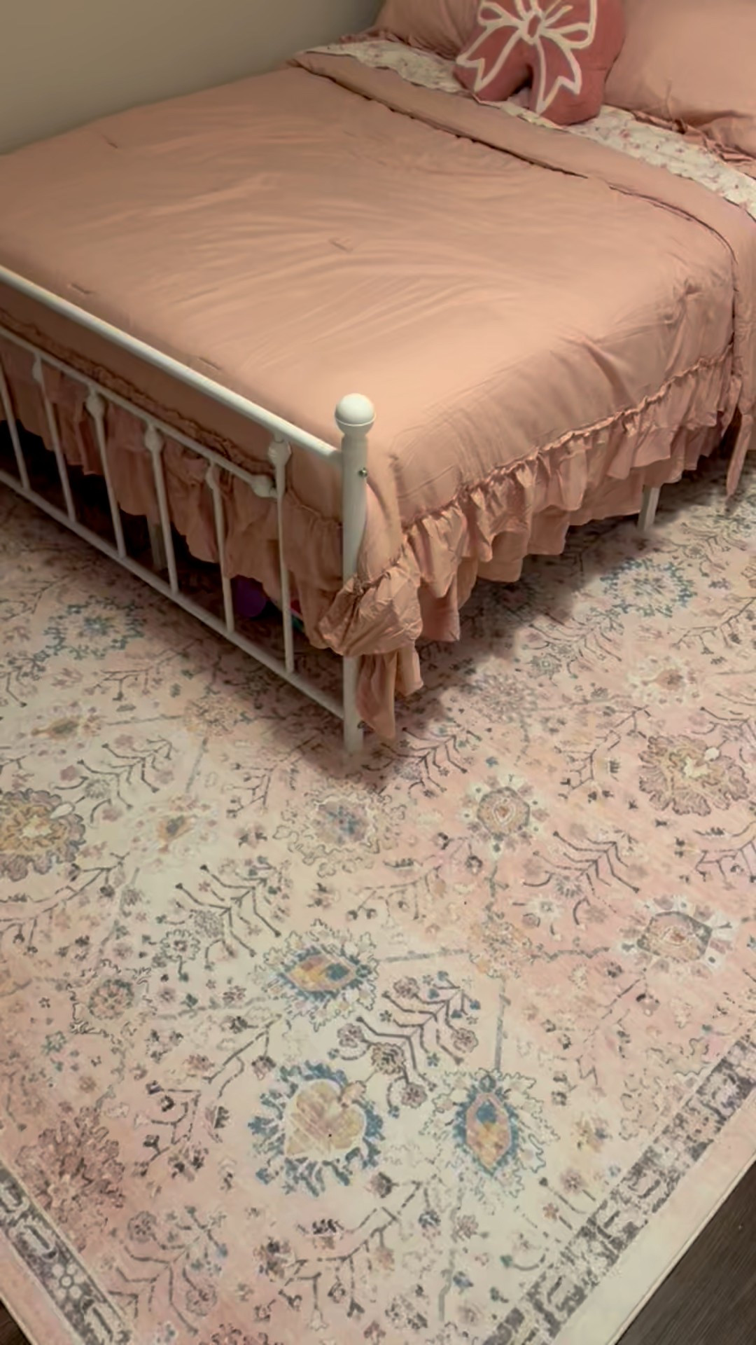 Transform your space with the Lahome Pink Boho Area Rug (8x10). This washable, soft blush rug adds a touch of elegance and charm to any room with its delicate floral boho design. 

#LTKKids #LTKStyleTip #LTKHome