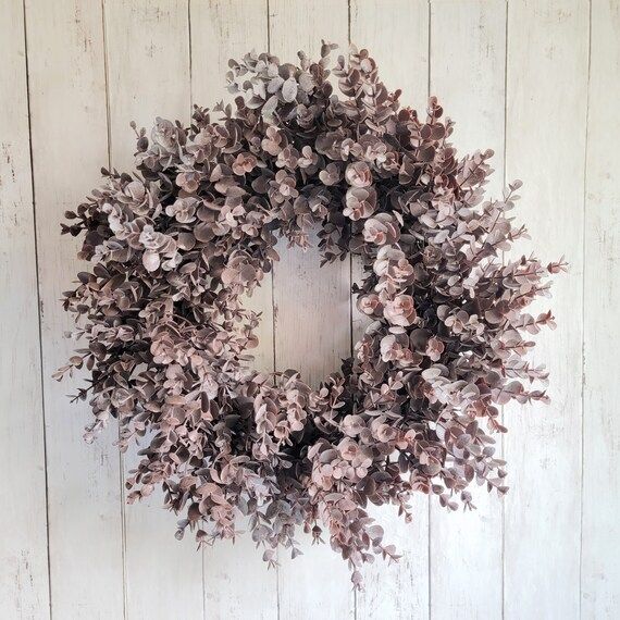Halloween Wreath for Front Door, Eucalyptus Door Wreath | Etsy (US)