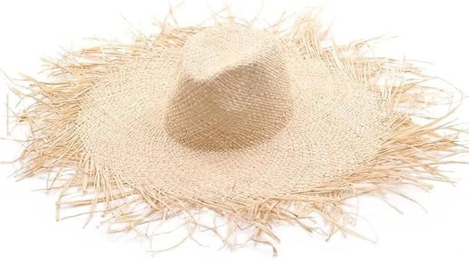 Women Hats Wide Brim Floppy Foldable Hat Sun Caps for Holiday Wedding | Amazon (US)
