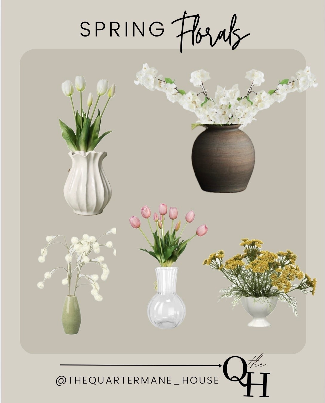 Shop my picks for spring florals💐 Many from Target and some from Amazon- all so reasonably priced and budget friendly! All are vert realistic, especially the tulips 🌷 

#LTKHome #LTKSeasonal