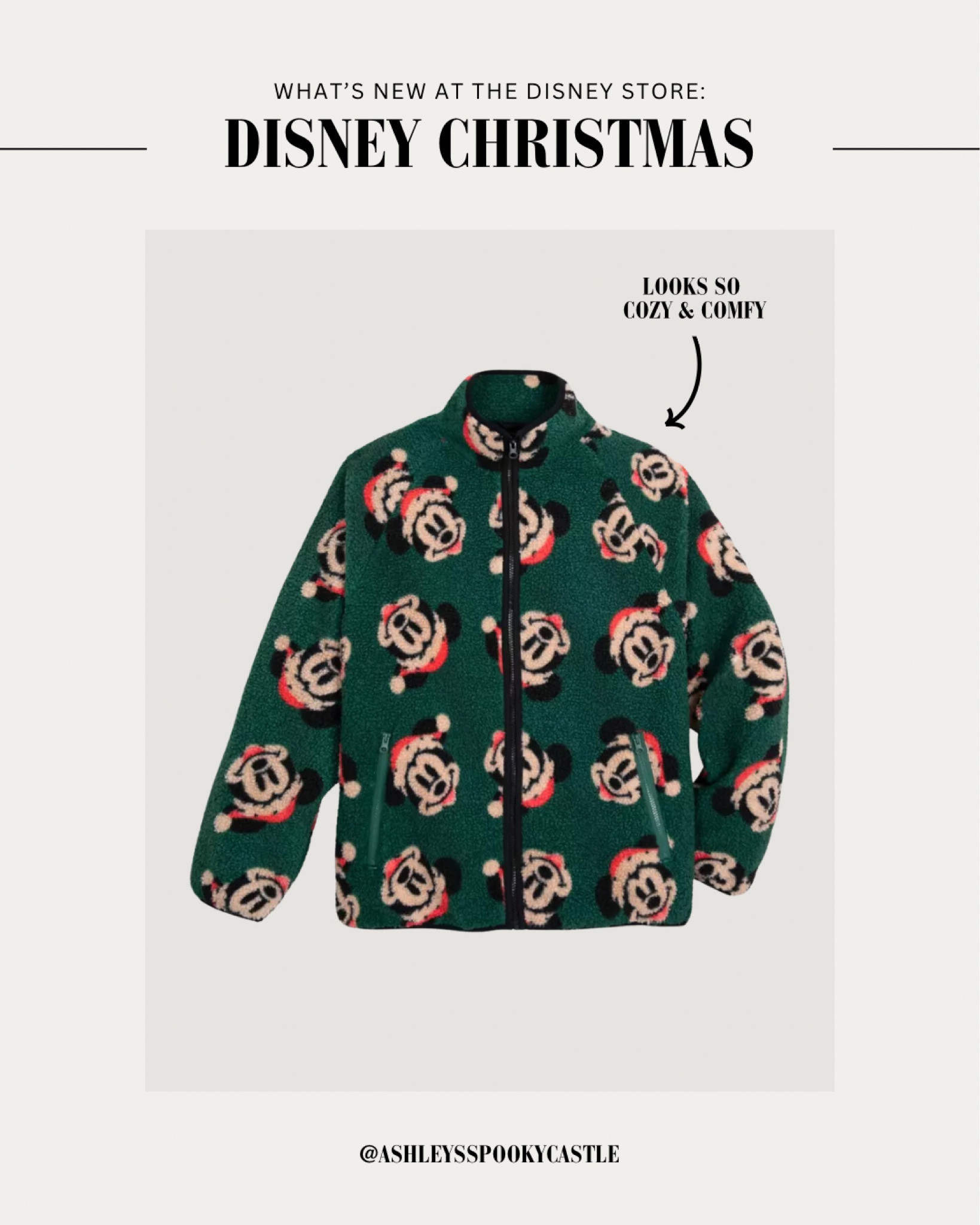 New Mickey Santa jacket available online at The Disney Store

#LTKFindsUnder100 #LTKSeasonal