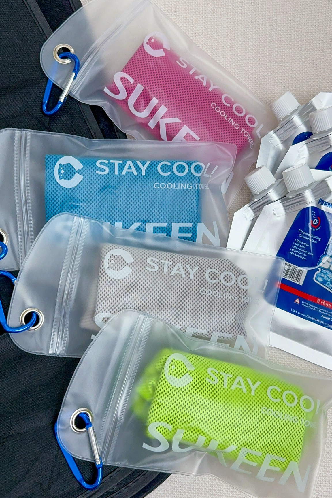 Items to help stay cool during the hot summer months : reusable ice packs, cooling towels come in a set, easy to apply car shades 

#LTKFindsUnder50 #LTKSeasonal #LTKHome