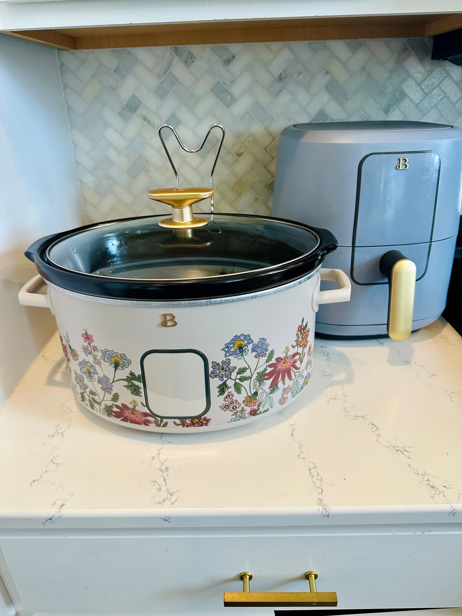 Obsessed with Drew Barrymore’s Beautiful line at Walmart. It matches perfectly with my kitchen and they all match together! Kitchen, cooking appliances, aesthetic slow cooker

#LTKSaleAlert #LTKHome