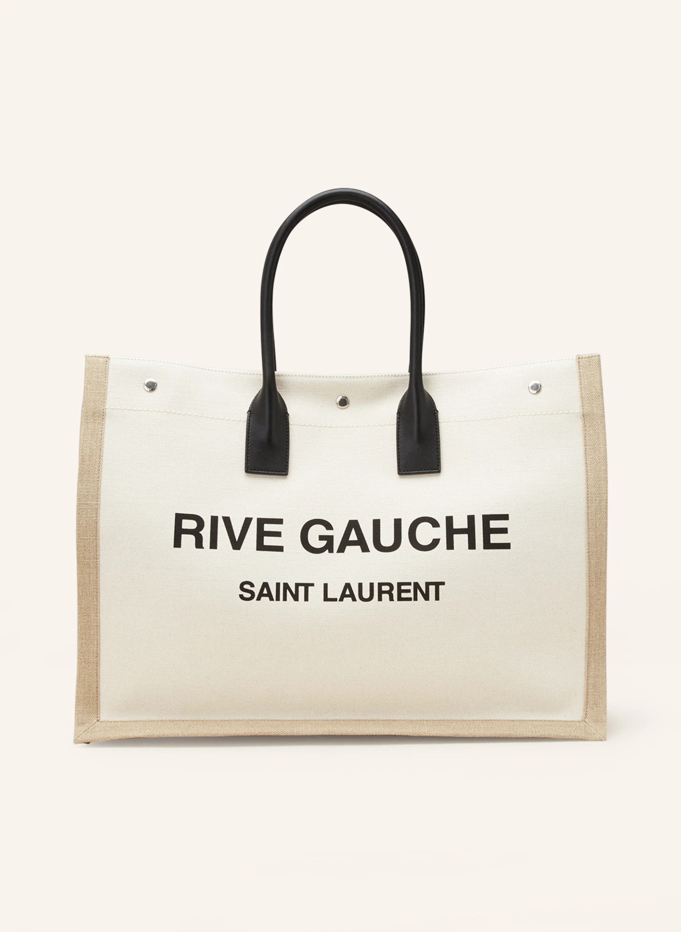 SAINT LAURENT Shopper RIVE GAUCHE in creme/ hellbraun/ schwarz | Breuninger (DACH)