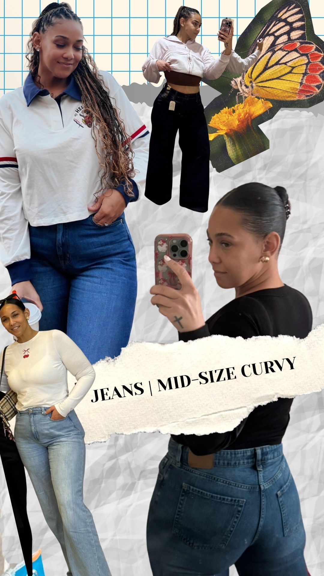 My favorite jeans as a mid-size curvy girl with a belly ✨ I am 5’8 for reference 🩷

#LTKmomlife #LTKMidsize #LTKTall