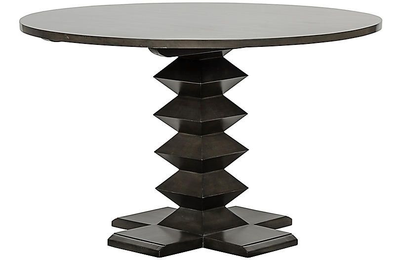 Zig-Zag Dining Table - Pale - Noir - black | One Kings Lane