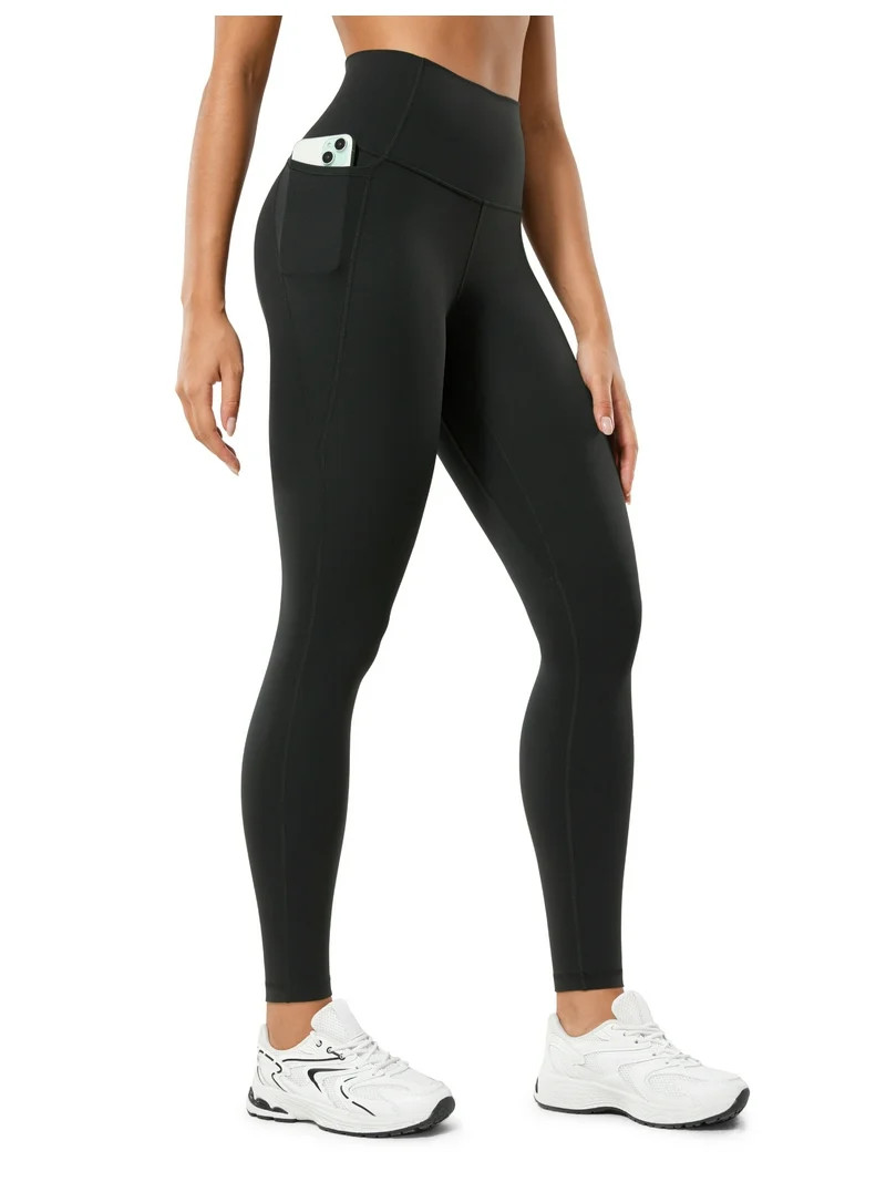 CRZ YOGA Womens Butterluxe Workout Leggings 28 Inches High Waisted with Pockets | Walmart (US)