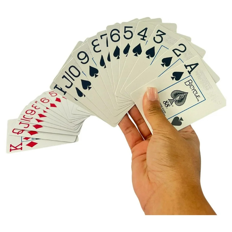 Bicycle Jumbo Plastic Cardboard Index Playing Cards - Walmart.com | Walmart (US)