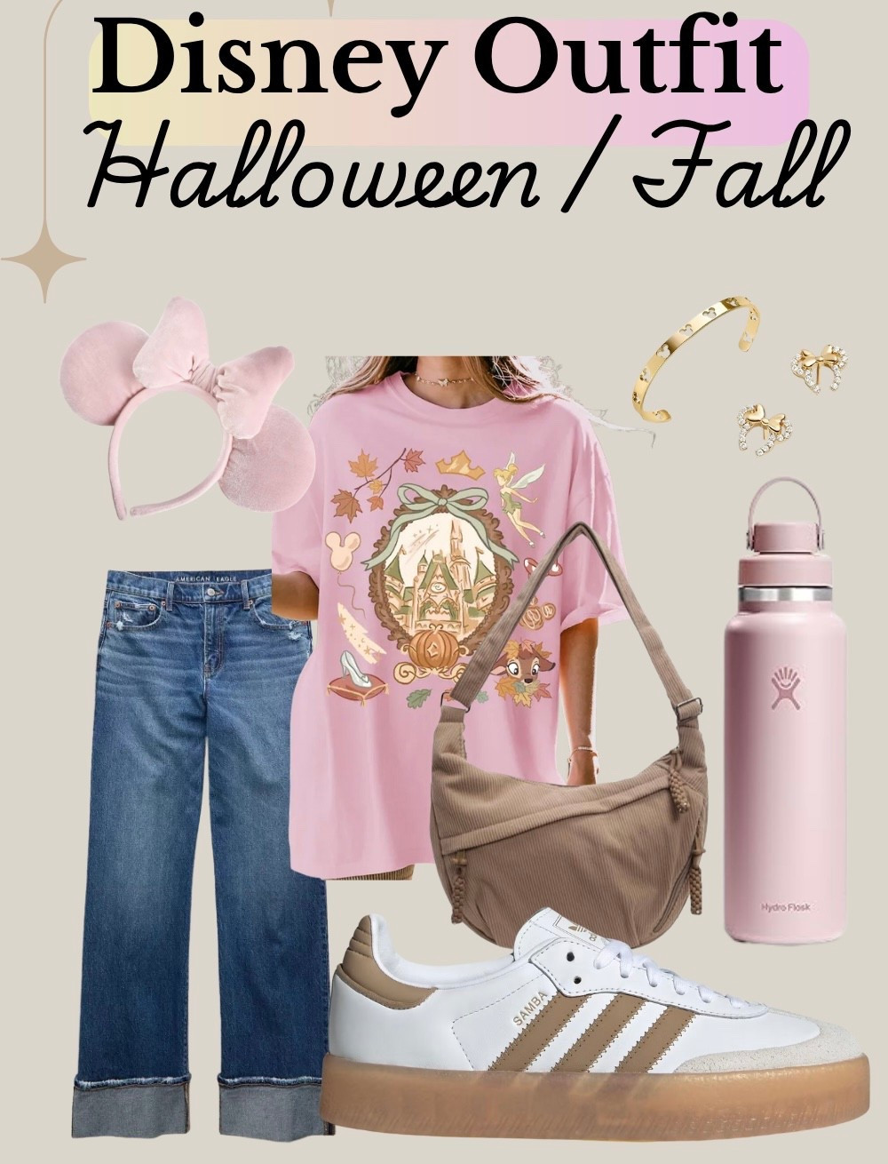 Looking for the perfect fall or Halloween theme park outfit that stands out from the crowd? This dreamy pink and tan Disney outfit features Bambi and Cinderella—a magical combo that’s cozy, cute, and anything but basic. Ideal for Disneyland, Disney World, or your next fall photo op! #DisneyFallOutfit
#HalloweenDisneyStyle
#ThemeParkOutfitIdeas
#CuteDisneyOutfits
#FallOutfitInspo
#CinderellaOutfit
#BambiStyle
#PinkDisneyAesthetic
#NotSoBasicDisneyLook
#DisneyHalloweenFashion #falldisneyoutfit #disneyoutfit #disneycouquetteoutfit

#LTKTravel #LTKSeasonal #LTKFamily