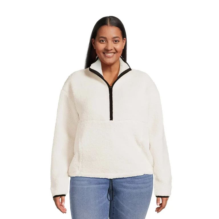 No Boundaries Juniors Plus Size Plush Pullover, Sizes 1X-4X | Walmart (US)
