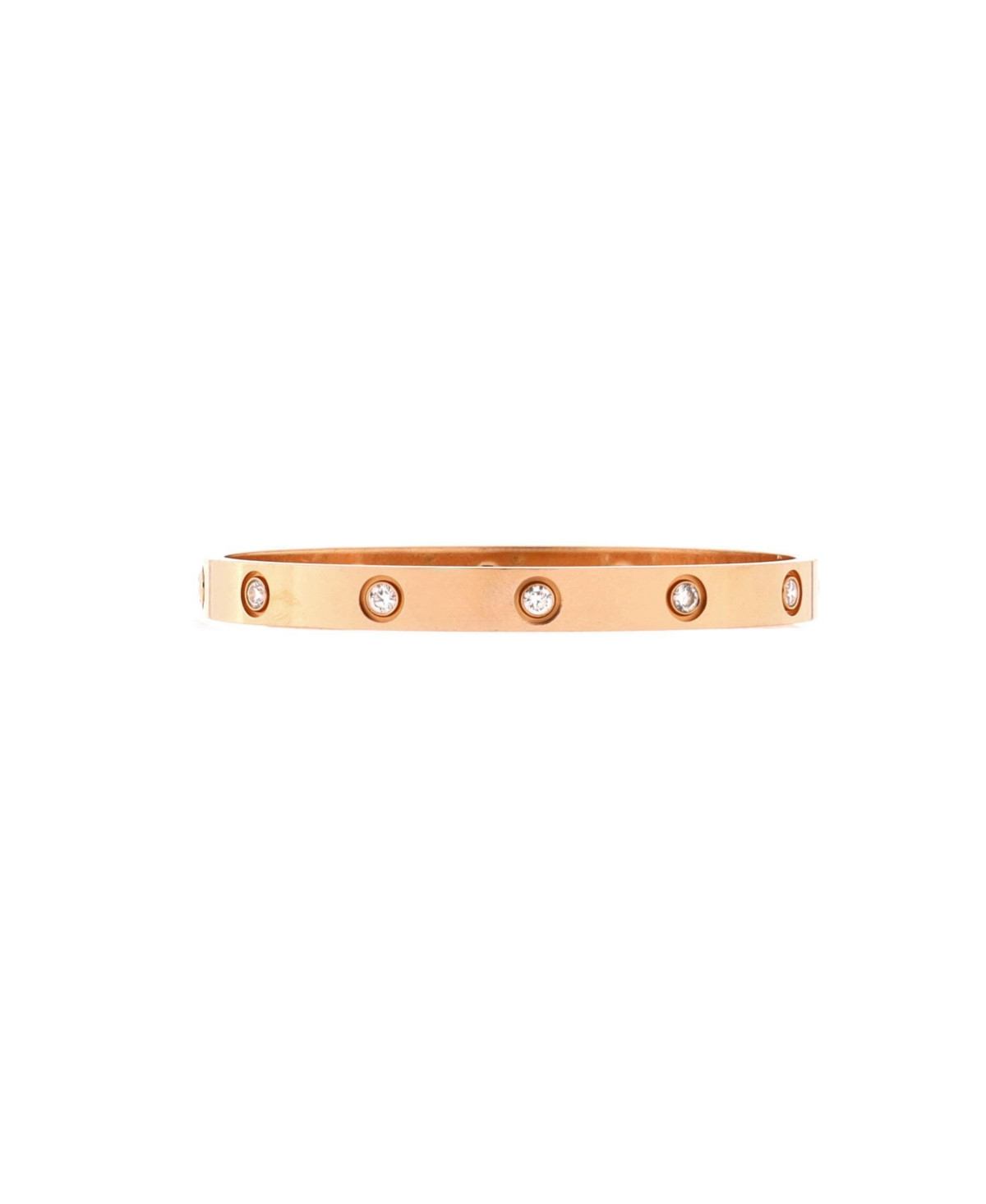 Pre-Owned Cartier Love 10 Diamond Bracelet - 18k rose gold | Macy's