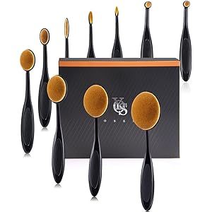 Yoseng Makeup Brush Set of 10Pcs New Fashionable Super Soft Professional Oval Toothbrush Foundati... | Amazon (US)