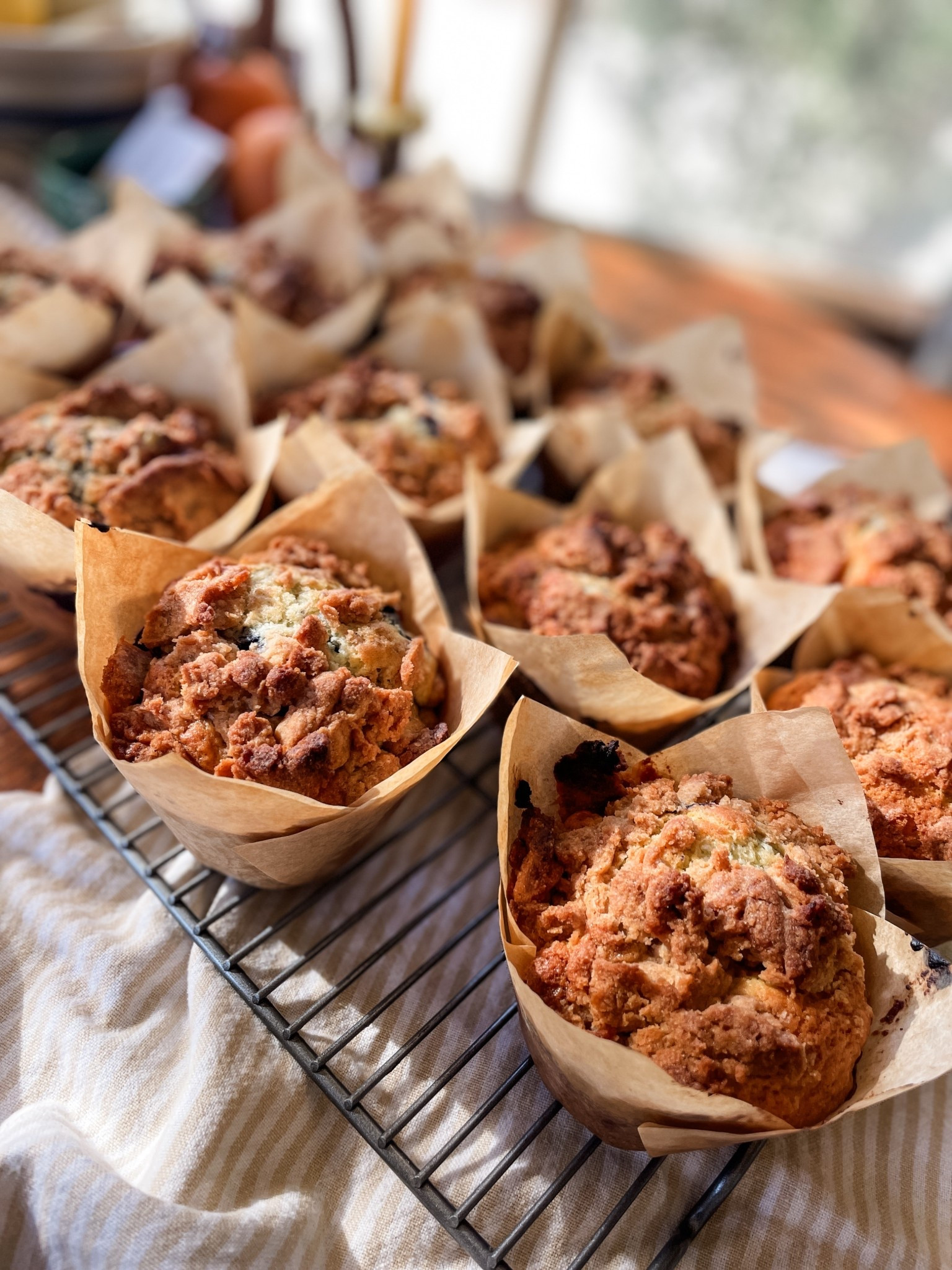 The prettiest jumbo muffins 

Recipe: 
https://theflourishinglittlehouse.com/399/bakery-style-blueberry-muffins/

#LTKHome
