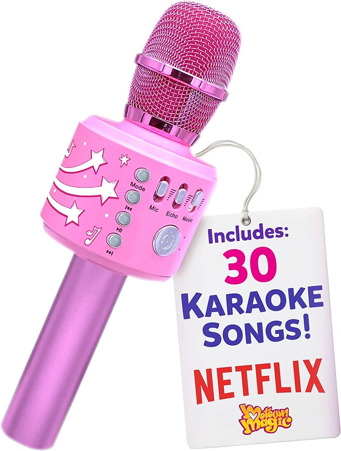 Move2Play Bluetooth Wireless Kids Karaoke Microphone, Pre-Loaded 30 Famous Songs, Gift Toys for G... | Walmart (US)