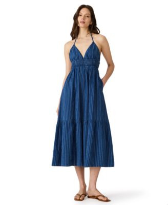 Steve Madden Women's Sleeveless V-Neck Midi Dress - Macy's | Macy's