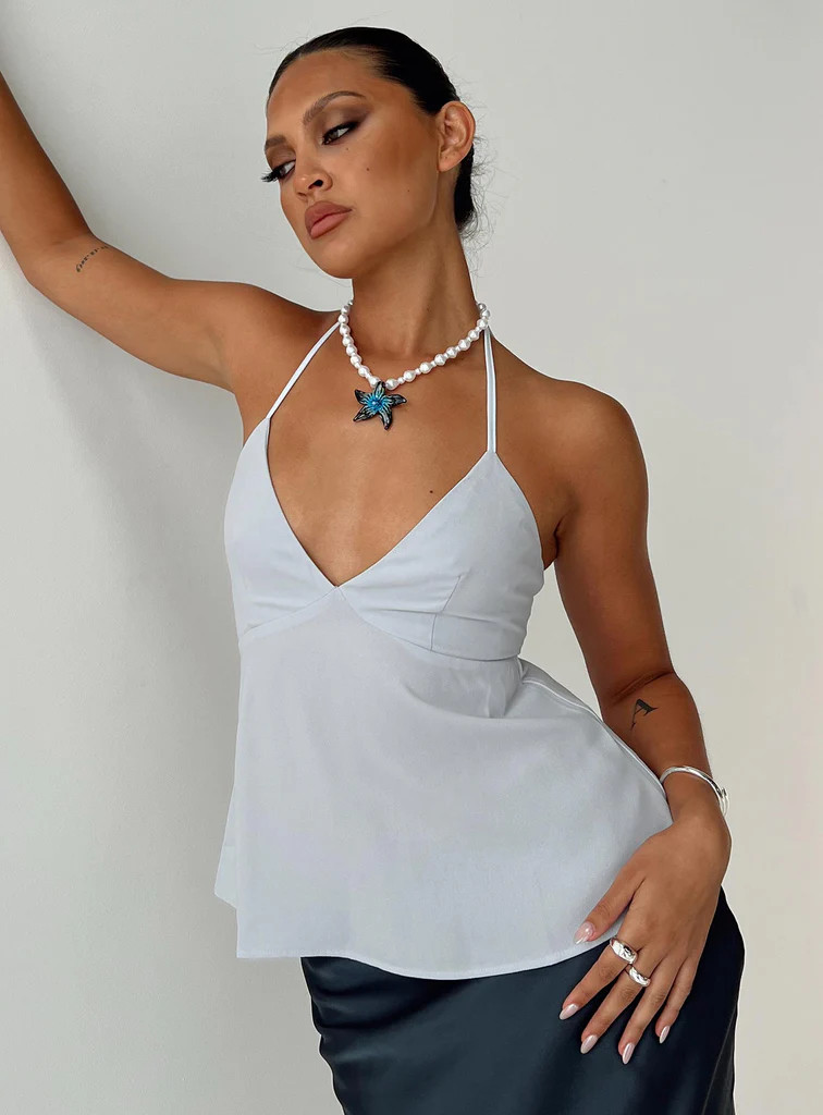 Orwell Top Blue | Princess Polly US